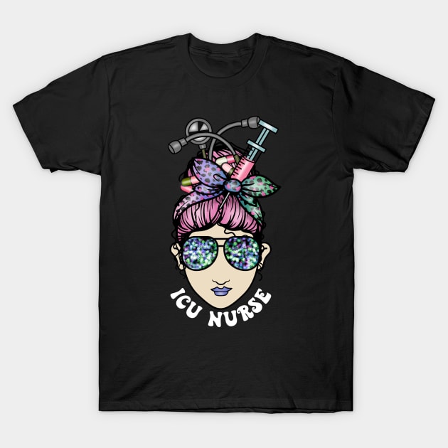 ICU Nurse T-Shirt by Zedeldesign